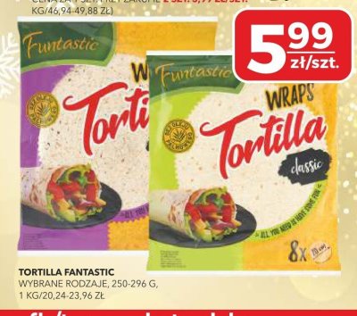 Tortilla Fantastic Wraps promocja w Top Market