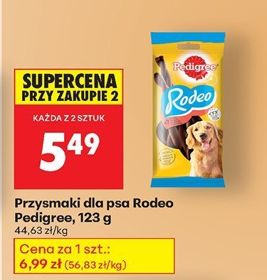 Przysmaki dla psa Rodeo Pedigree, 123 g promocja w Biedronka