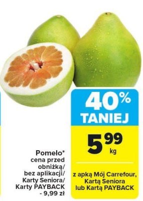Pomelo promocja w Carrefour Market