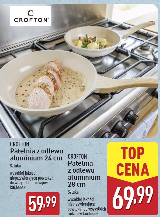 Patelnia aluminiowa 24 cm promocja w Aldi