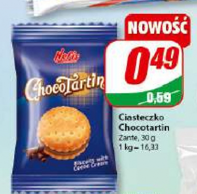 Ciasteczko choco tartin Nefis promocja