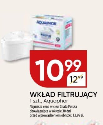 Wkład filtrujący Aquaphor promocja w Chata Polska