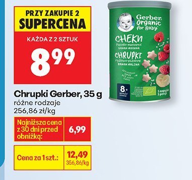 Chrupki Gerber, 35 g promocja w Biedronka