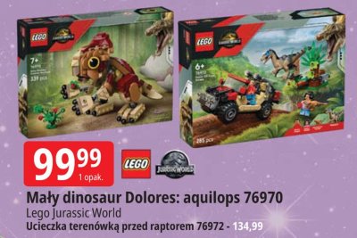 Lego Jurassic World Mały dinozaur Dolores: aquilops 76970 promocja w Leclerc