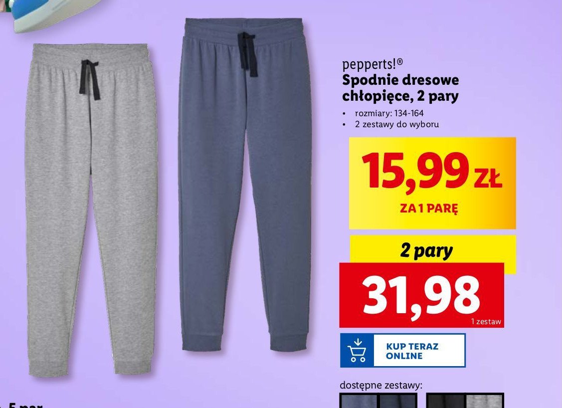 Spodnie chłopięce Pepperts! promocja