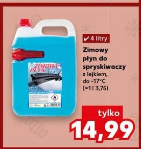 Płyn zimowy do spryskiwaczy -17 c z lejkiem Bottari promocja