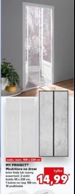 Moskitiera do drzwi balkonowych 100 x 220 cm K-classic myproject promocja