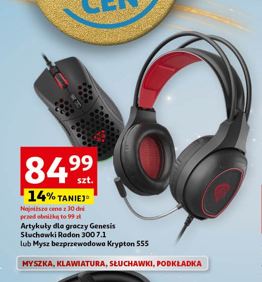 Słuchawki radon 300 Genesis promocja