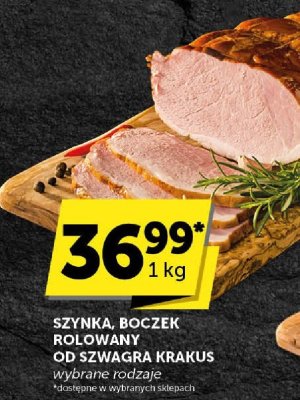 Szynka, boczek rolowany od Szwagra Krakus promocja w ABC