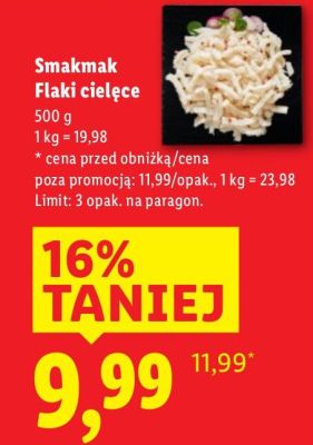 Flaki cielęce 500 g promocja w Lidl