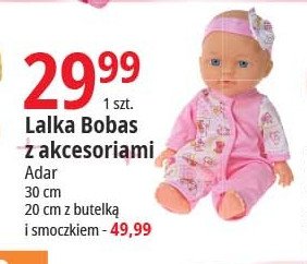 Lalka bobas z butelk膮 i smoczkiem Adar promocja