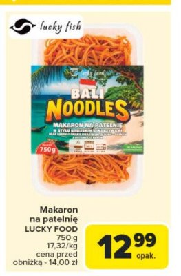 Danie bali noodles Lucky fish promocja