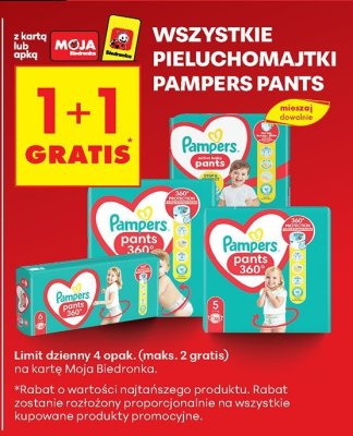 Pieluchomajtki Pants 6 promocja w Biedronka