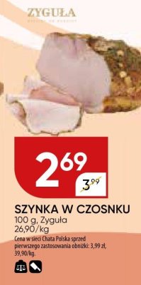 Szynka w czosnku promocja w Chata Polska