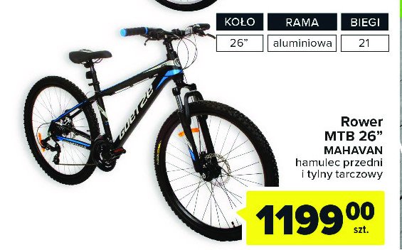 Rower g贸rski 26" mahavan GOETZE promocja
