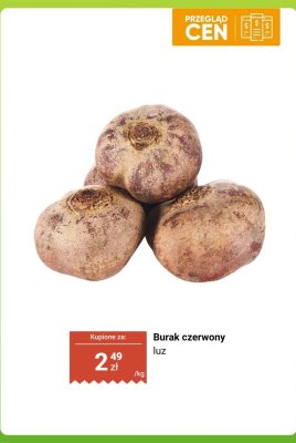 Burak czerwony luz promocja w Biedronka