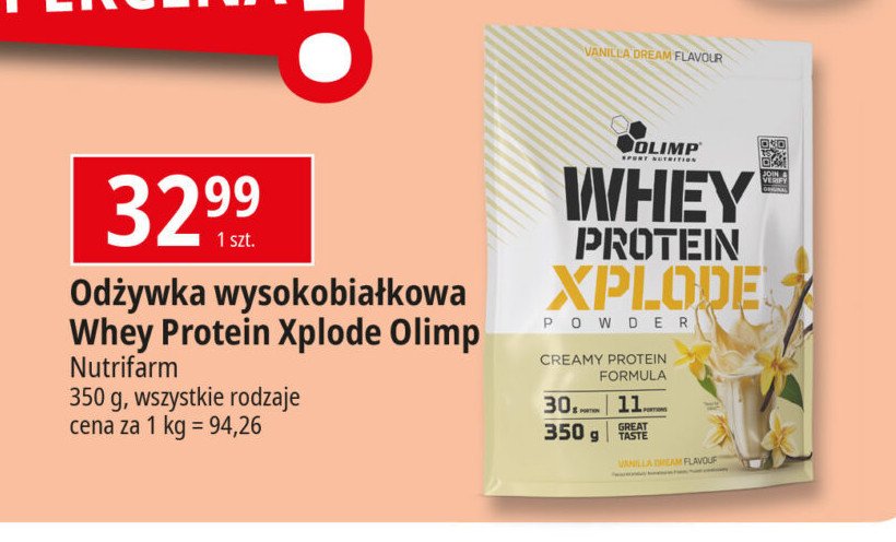 Odżywka wysokobiałkowa OLIMP LABS WHEY PROTEIN COMPLEX promocja w Leclerc