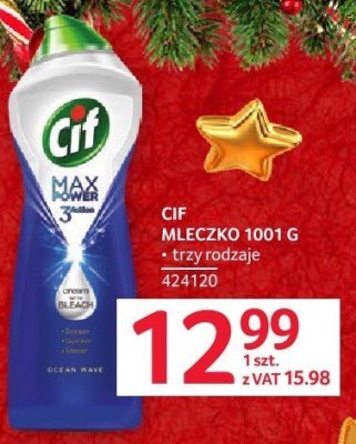 Mleczko Cif 1001 G promocja w Selgros