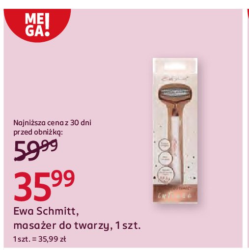 Masażer do twarzy Ewa schmitt promocja w Rossmann