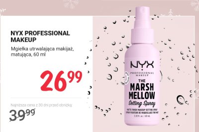 Mgiełka utrwalająca makijaż, matująca promocja w Rossmann