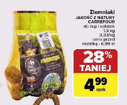 Ziemniaki do zup i sałatek Carrefour targ świeżości promocja