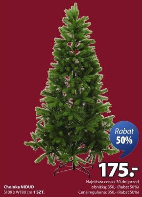 Choinka NIDUD promocja w Jysk