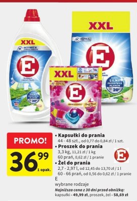 Proszek do prania 3,3 kg E promocja w Intermarche