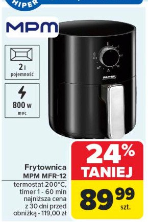 Frytownica mfr-12 Mpm product promocja