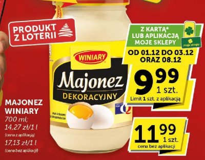 Majonez dekoracyjny Winiary promocja w Euro Sklep