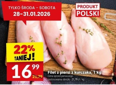 Filet z piersi z kurczaka, 1 kg promocja w Twój Market