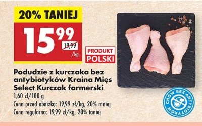 Podudzie z kurczaka farmerskiego Kraina mięs select promocja