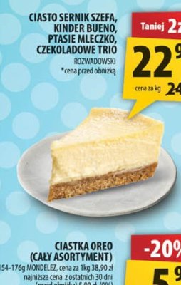 Ciasto sernik szefa super dueno ptasie mleczko czekoladowe trio Arhelan promocja w Arhelan