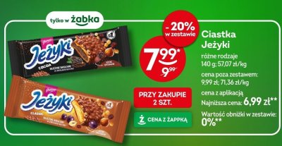 Ciastka Jeżyki classic promocja w Żabka
