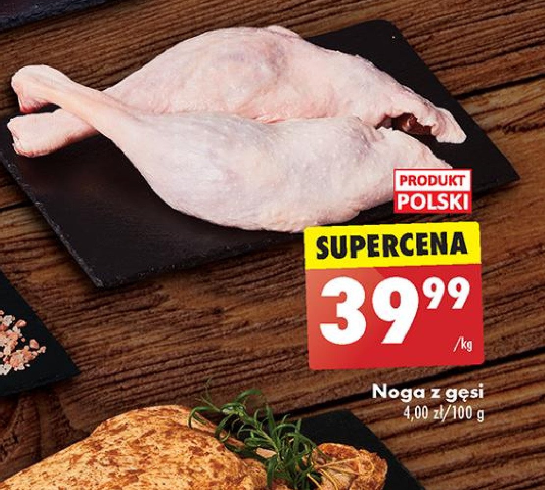 Noga z gęsi promocja w Biedronka