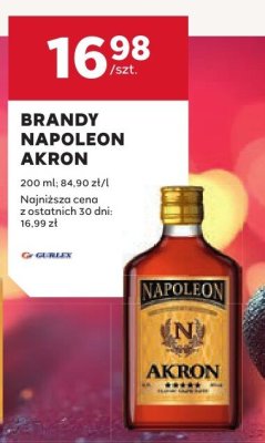 Brandy Napoleon Akron promocja w Stokrotka