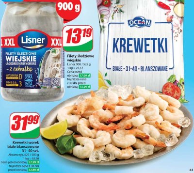 Krewetki blanszowane obrane Oceansea promocja