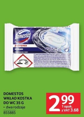 DOMESTOS WKŁAD KOSTKA DO WC 35 G dwa rodzaje promocja w Selgros