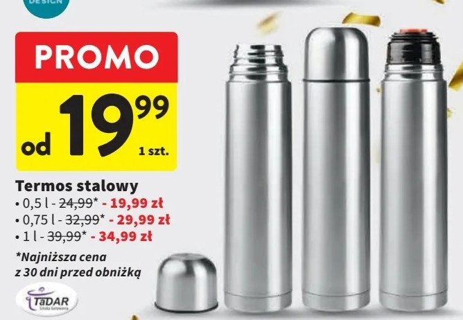 Termos 750 ml Tadar promocja w Intermarche