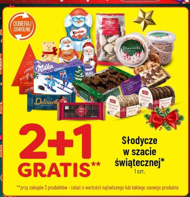 Słodycze świąteczne w szacie świątecznej promocja w POLOmarket