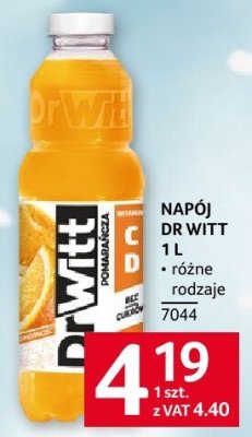 Napój Dr Witt 1L różne rodzaje promocja w Selgros