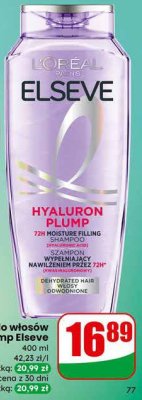 Szampon do włosów Hyaluron Plump Elseve promocja w Dino