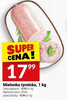 Mielonka tyrolska promocja w Twój Market