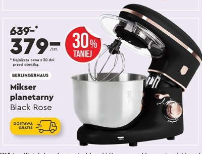 Mikser planetarny Black Rose Berlingerhaus promocja w Biedronka