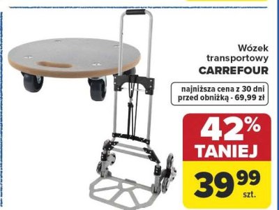 Wózek transportowy CARREFOUR promocja w Carrefour
