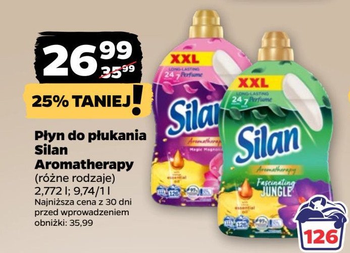 Płyn do płukania orange oil & magnolia Silan promocja