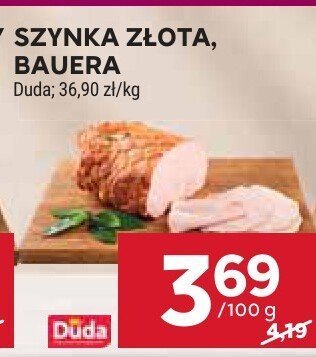Szynka złota bauera promocja w Stokrotka