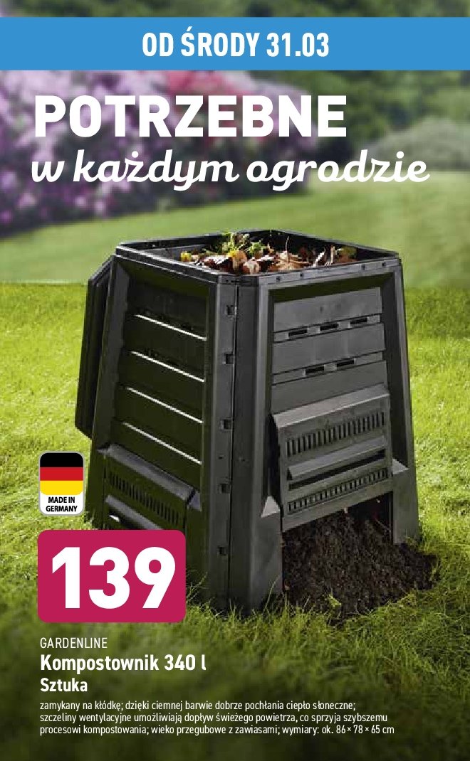 Kompostownik 340 l promocja