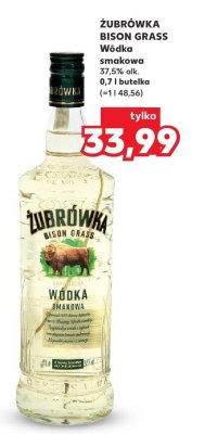 Wódka Żubrówka Bison Grass smakowa 0,7l promocja w Kaufland