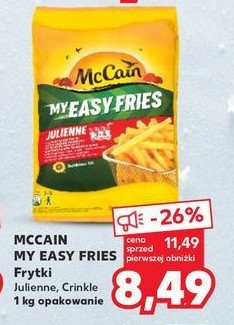 Frytki karbowane Mccain my easy fries promocja