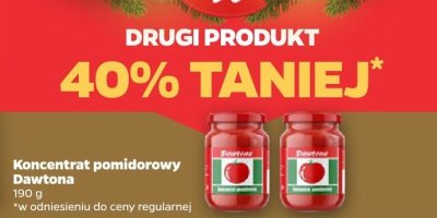 Koncentrat pomidorowy Dawtona promocja w Netto